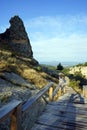 Wooden steps Royalty Free Stock Photo