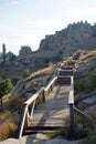 Wooden steps Royalty Free Stock Photo