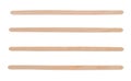 Wooden stirrer sticks Royalty Free Stock Photo