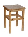 Wooden stool. Royalty Free Stock Photo