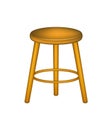 Wooden stool Royalty Free Stock Photo