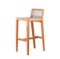 Wooden stool chair Royalty Free Stock Photo