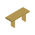 wooden stool. Vector illustration decorative design Royalty Free Stock Photo
