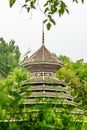 wooden storied building