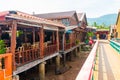 Wooden street in Old Town, Koh Lanta, Krabi, Thailand Royalty Free Stock Photo