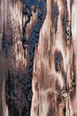 Wooden structure with black tar texture Royalty Free Stock Photo