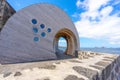 wooden structure of different shape 5, island of Pico in the Azores archipelago. Cella bar.