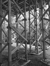 Wooden structure in the forest Royalty Free Stock Photo