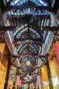 The wooden structure of of Souk Madinat Jumeirah in Dubai.