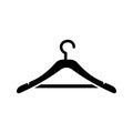 Wooden suit hanger vector icons set. Wooden icon. cloakroom illustration symbol collection.