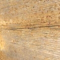 Wooden surface with cracks and relief. Abstract background.