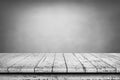 Wooden surface. Old tattered table. Wooden table on a dark grunge background