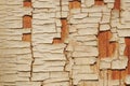 Background of aged and weathered textured wooden planks with old