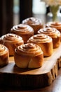 Abundant Pastries on Wooden Table