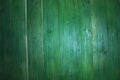Wooden table with green boards background texture. Royalty Free Stock Photo