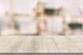 Wooden tabletop perspective for product placement Royalty Free Stock Photo