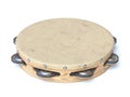 Wooden tambourine 3D