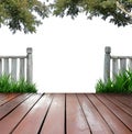 Wooden terrace