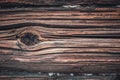 Wooden texture, background from brown old logs. Royalty Free Stock Photo