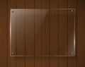 Wooden texture with glass framework