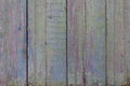 Wooden texture with old paint. The texture of the tree is colored. Old wooden boards with irradiated paint. Natural wood texture.