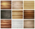 Wooden Texture Pattern Set