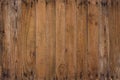 Wooden texture of vintage weathered reclaimed barn wood, with rusty nails cracks and stains Royalty Free Stock Photo