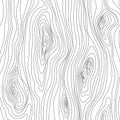 Wooden texture. Wood grain pattern. Abstract fibers structure background, vector illustration
