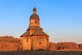 Wooden 18th century church of St. Nicholas in authentic Cossack farm in Stetsivka village in ÃÂ¡herkasy region, Ukraine