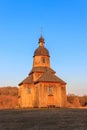 Wooden 18th century church of St. Nicholas in authentic Cossack farm in Stetsivka village in ÃÂ¡herkasy region, Ukraine