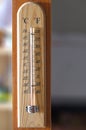 Wooden thermometer