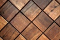 Wooden tiles background Royalty Free Stock Photo
