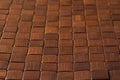 Wooden tiles with embossed detail. Decorated wooden textured background