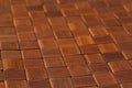 Wooden tiles with embossed detail. Decorated wooden textured background