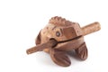 Wooden toad rhythm percusion instrument Royalty Free Stock Photo