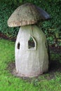 Wooden Toadstool Playhouse. Royalty Free Stock Photo