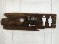 Wooden Toilet Signs Restroom Signboards