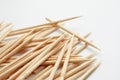 Wooden toothpicks Royalty Free Stock Photo