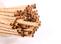 Wooden toothpicks Royalty Free Stock Photo