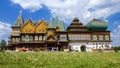 Wooden tower at the Museum Kolomenskoye, Moscow, Russia