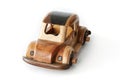 Wooden Toy Car Royalty Free Stock Photo