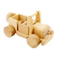 Wooden toy car Royalty Free Stock Photo