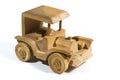 Wooden toy car