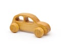 Wooden toy car Royalty Free Stock Photo