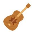 wooden toy guitar Royalty Free Stock Photo