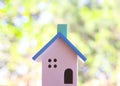 Wooden Toy House Royalty Free Stock Photo