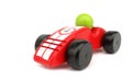 Wooden toy race car Royalty Free Stock Photo