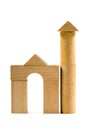 Wooden toy, tower Royalty Free Stock Photo