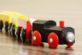 Wooden Toy Train Royalty Free Stock Photo