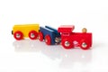 Wooden toy train